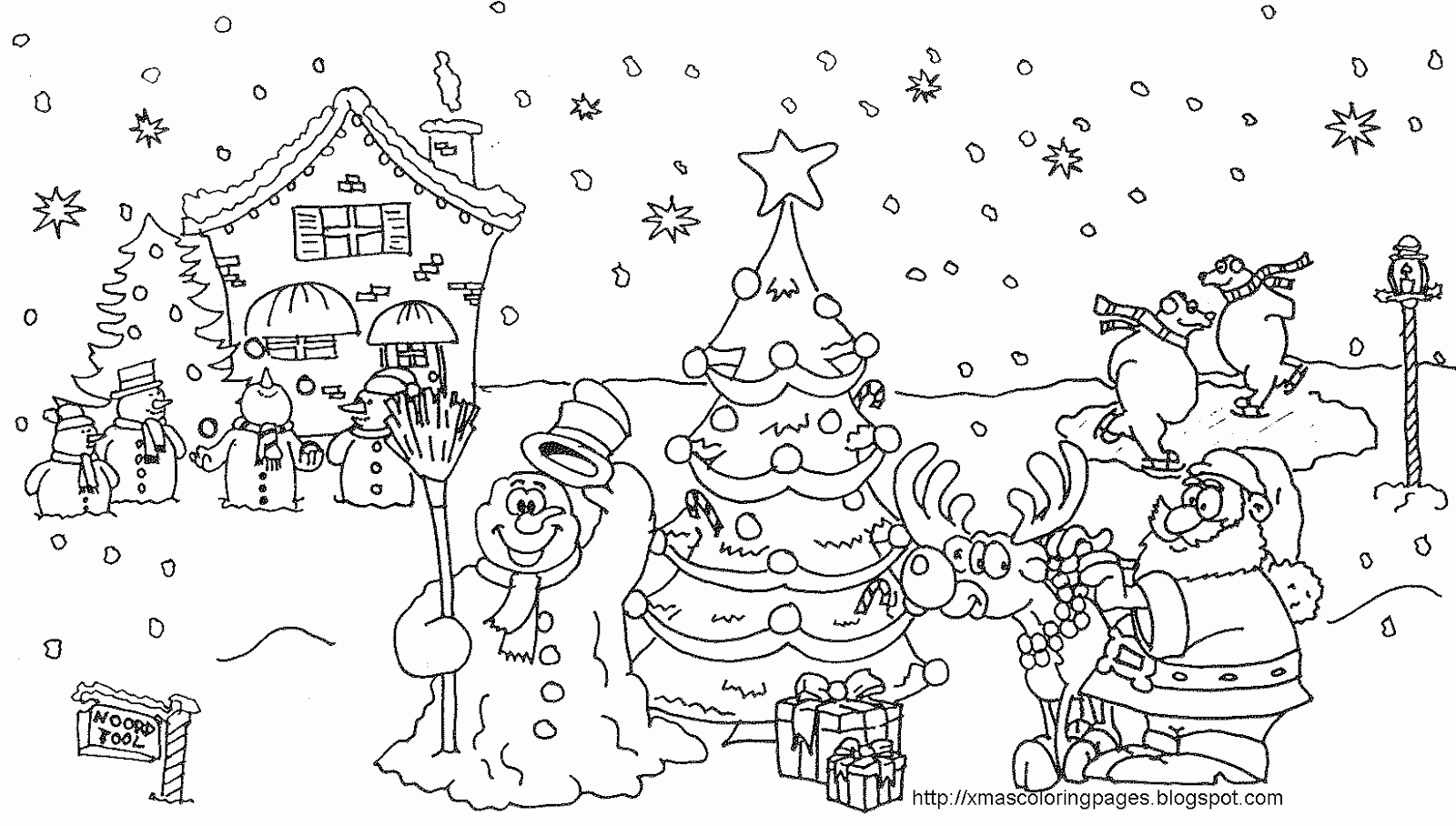 Dessin à colorier: Sapin de Noël (Objets) #167525 - Coloriages à Imprimer Gratuits