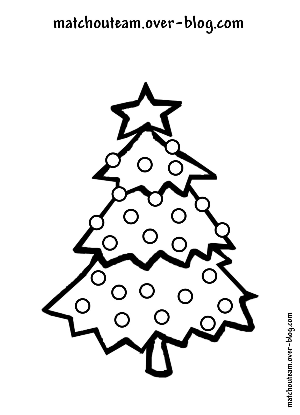 Dessin à colorier: Sapin de Noël (Objets) #167533 - Coloriages à Imprimer Gratuits