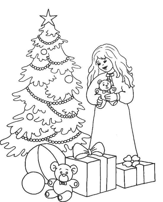 Dessin à colorier: Sapin de Noël (Objets) #167618 - Coloriages à Imprimer Gratuits