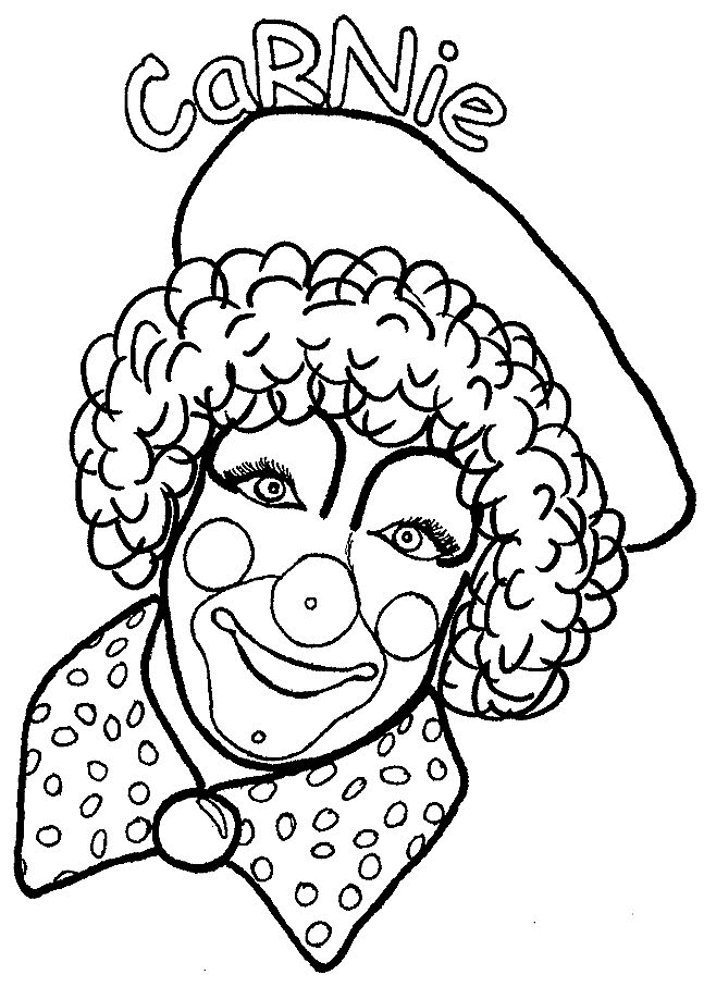 Dessin à colorier: Clown (Personnages) #90918 - Coloriages à Imprimer Gratuits