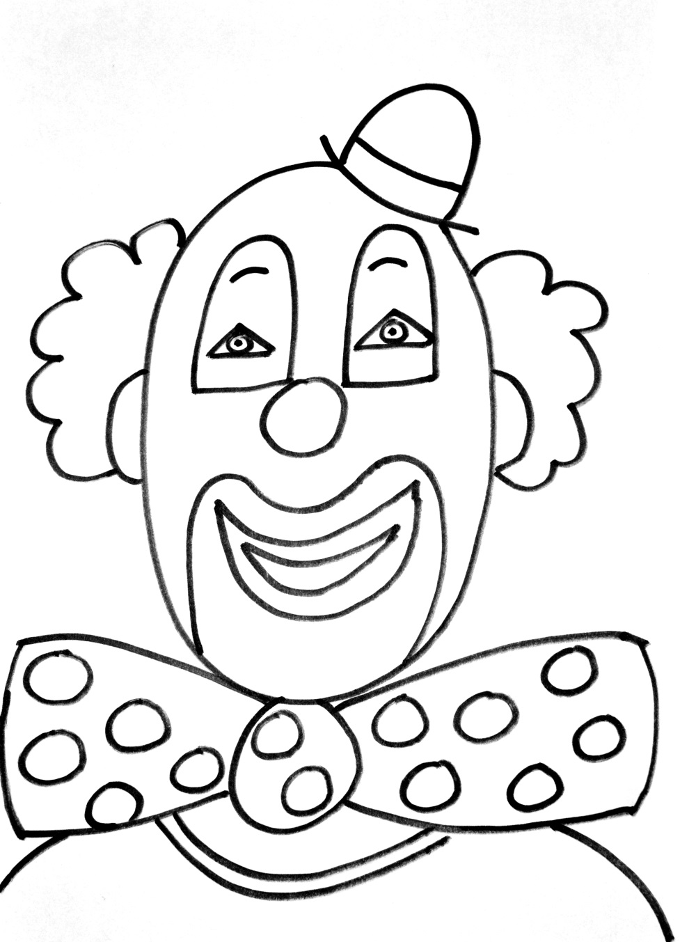 Dessin à colorier: Clown (Personnages) #91154 - Coloriages à Imprimer Gratuits