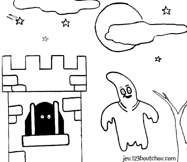 Dessin à colorier: Fantôme (Personnages) #95574 - Coloriages à Imprimer Gratuits