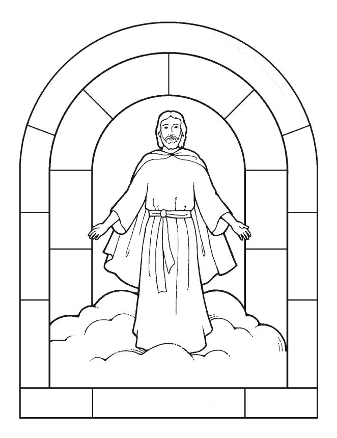 Dessin à colorier: Jesus (Personnages) #98973 - Coloriages à Imprimer Gratuits
