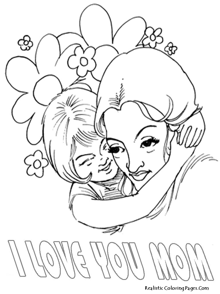 Dessin à colorier: Maman (Personnages) #101097 - Coloriages à Imprimer Gratuits