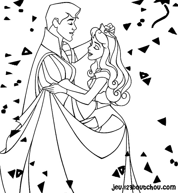 Dessin à colorier: Princesse (Personnages) #85287 - Coloriages à Imprimer Gratuits