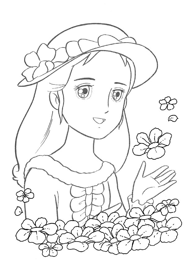 Dessin à colorier: Princesse (Personnages) #85418 - Coloriages à Imprimer Gratuits