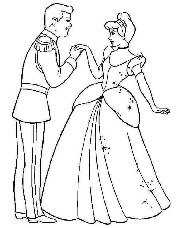 Dessin à colorier: Princesse (Personnages) #85419 - Coloriages à Imprimer Gratuits