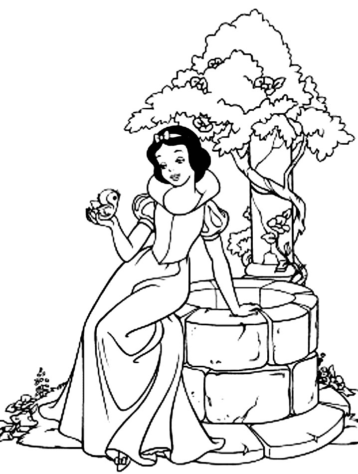 Dessin à colorier: Princesse (Personnages) #85472 - Coloriages à Imprimer Gratuits