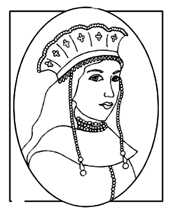 Dessin à colorier: Reine (Personnages) #106283 - Coloriages à Imprimer Gratuits