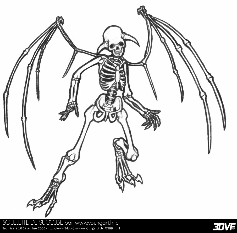 Dessin à colorier: Squelette (Personnages) #147426 - Coloriages à Imprimer Gratuits