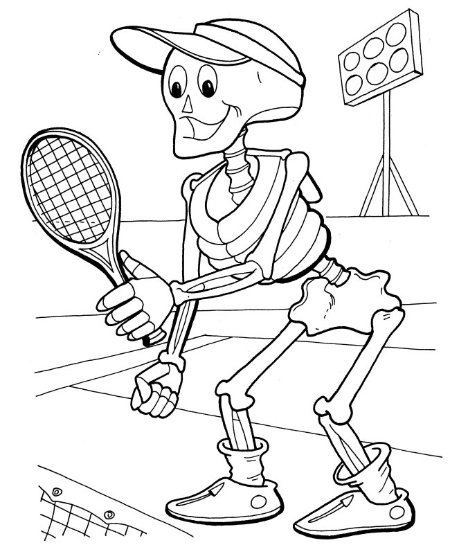 Dessin à colorier: Squelette (Personnages) #147458 - Coloriages à Imprimer Gratuits