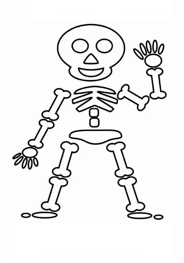 Dessin à colorier: Squelette (Personnages) #147532 - Coloriages à Imprimer Gratuits