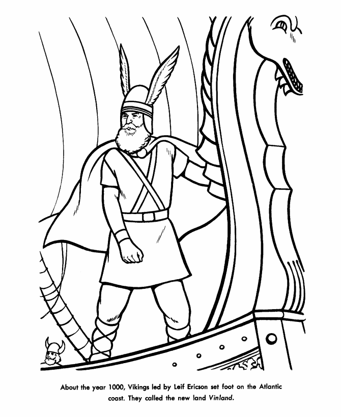 Dessin à colorier: Viking (Personnages) #149400 - Coloriages à Imprimer Gratuits