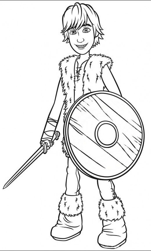 Dessin à colorier: Viking (Personnages) #149405 - Coloriages à Imprimer Gratuits