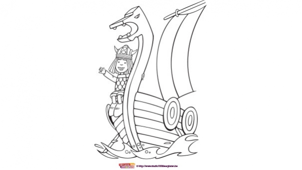 Dessin à colorier: Viking (Personnages) #149408 - Coloriages à Imprimer Gratuits