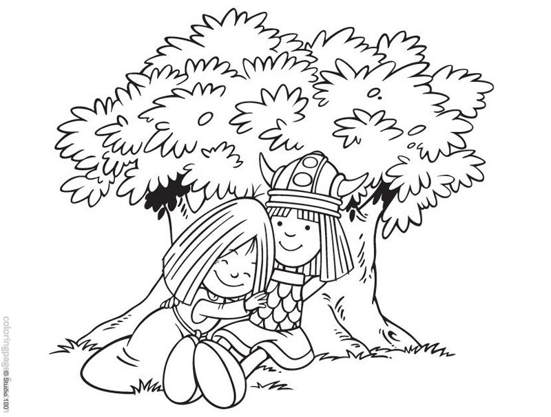 Dessin à colorier: Viking (Personnages) #149462 - Coloriages à Imprimer Gratuits