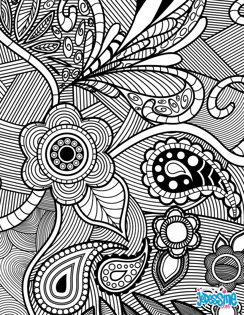 Dessin à colorier: Art Thérapie (Relaxation) #23213 - Coloriages à Imprimer Gratuits