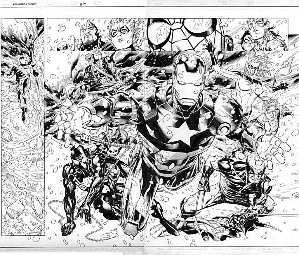 Dessin à colorier: Avengers (Super-héros) #74079 - Coloriages à Imprimer Gratuits