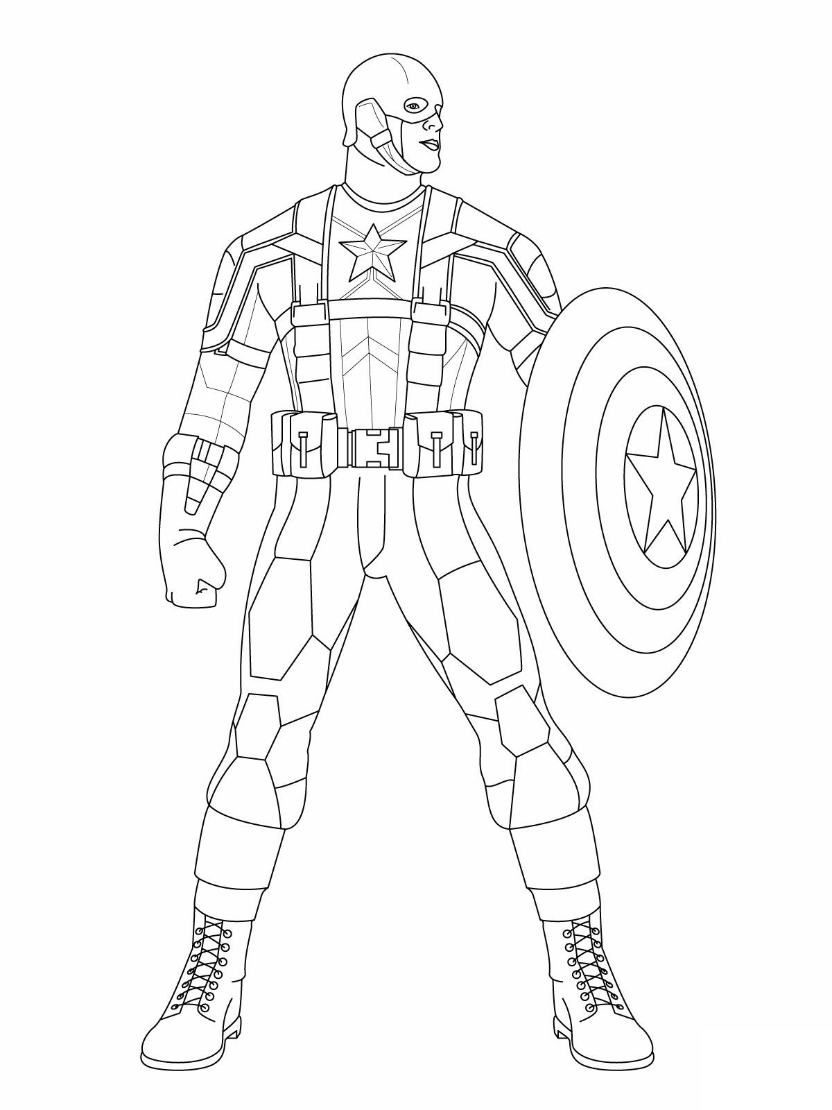 Dessin à colorier: Avengers (Super-héros) #74163 - Coloriages à Imprimer Gratuits