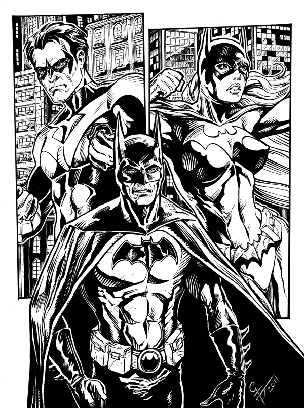 Dessin à colorier: Batgirl (Super-héros) #77898 - Coloriages à Imprimer Gratuits