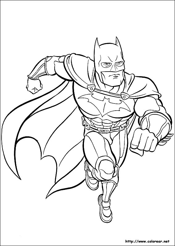 Dessin à colorier: Batman (Super-héros) #76863 - Coloriages à Imprimer Gratuits