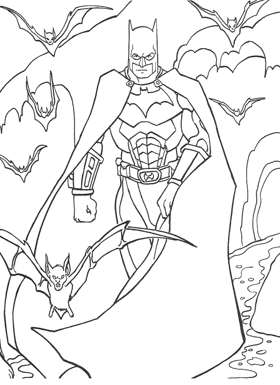 Coloriage Batman #55 (Super-héros) - Coloriages à imprimer