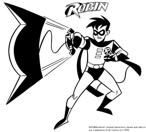 Dessin à colorier: Batman (Super-héros) #76992 - Coloriages à Imprimer Gratuits