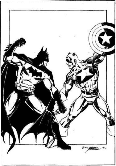 Dessin à colorier: Captain America (Super-héros) #76598 - Coloriages à Imprimer Gratuits