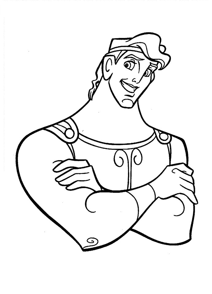 Dessin à colorier: Hercule (Super-héros) #84164 - Coloriages à Imprimer Gratuits