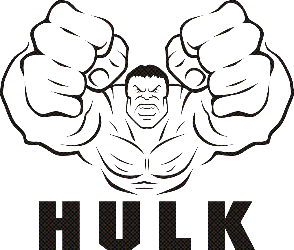 Dessin à colorier: Hulk (Super-héros) #79052 - Coloriages à Imprimer Gratuits