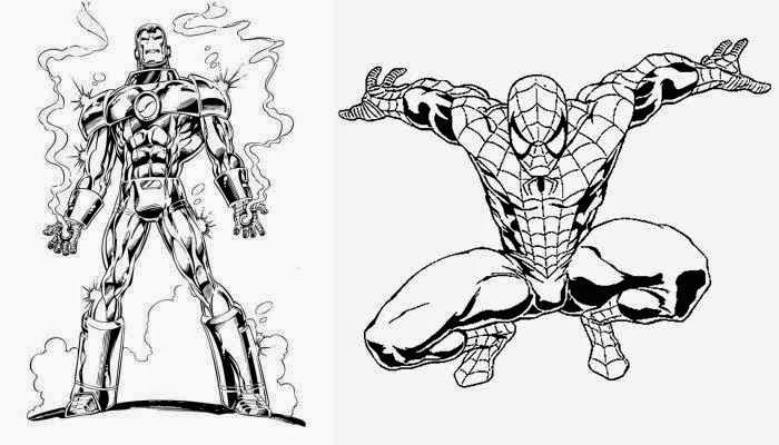 Dessin à colorier: Iron Man (Super-héros) #80598 - Coloriages à Imprimer Gratuits