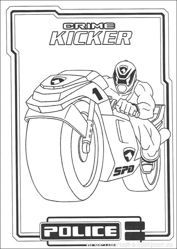 Dessin à colorier: Power Rangers (Super-héros) #50001 - Coloriages à Imprimer Gratuits