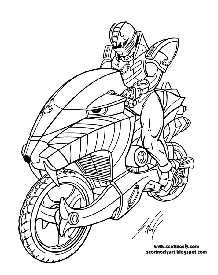 Dessin à colorier: Power Rangers (Super-héros) #50025 - Coloriages à Imprimer Gratuits