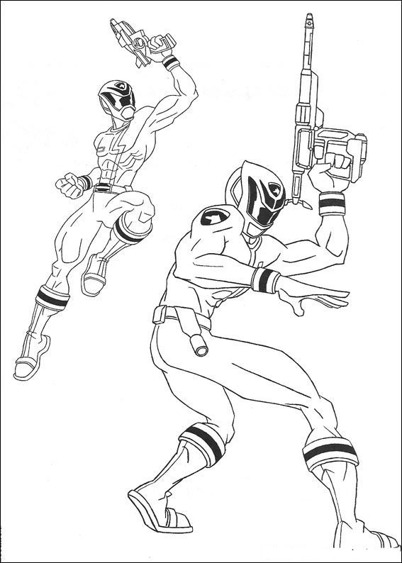 Dessin à colorier: Power Rangers (Super-héros) #50066 - Coloriages à Imprimer Gratuits
