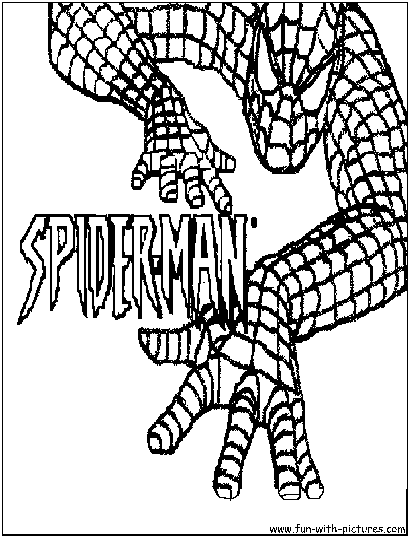 Dessin à colorier: Spiderman (Super-héros) #78829 - Coloriages à Imprimer Gratuits