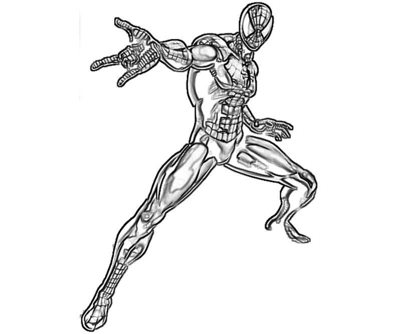 Dessin à colorier: Spiderman (Super-héros) #78927 - Coloriages à Imprimer Gratuits