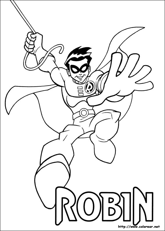 Dessin à colorier: Super Héros DC Comics (Super-héros) #80120 - Coloriages à Imprimer Gratuits