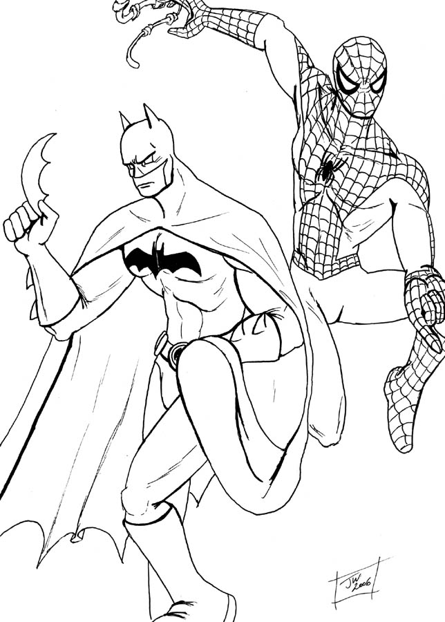 Dessin à colorier: Super Héros DC Comics (Super-héros) #80247 - Coloriages à Imprimer Gratuits