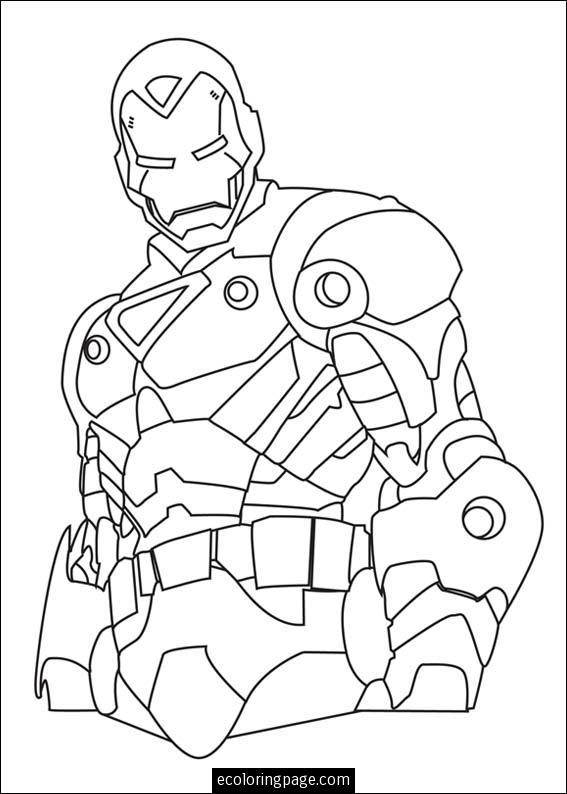 Dessin à colorier: Super Héros Marvel (Super-héros) #79673 - Coloriages à Imprimer Gratuits
