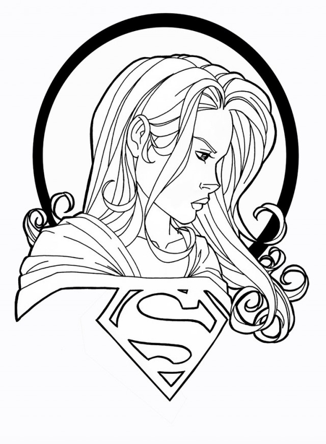 Dessin à colorier: Supergirl (Super-héros) #83956 - Coloriages à Imprimer Gratuits
