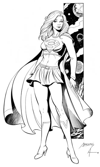 Dessin à colorier: Supergirl (Super-héros) #83961 - Coloriages à Imprimer Gratuits