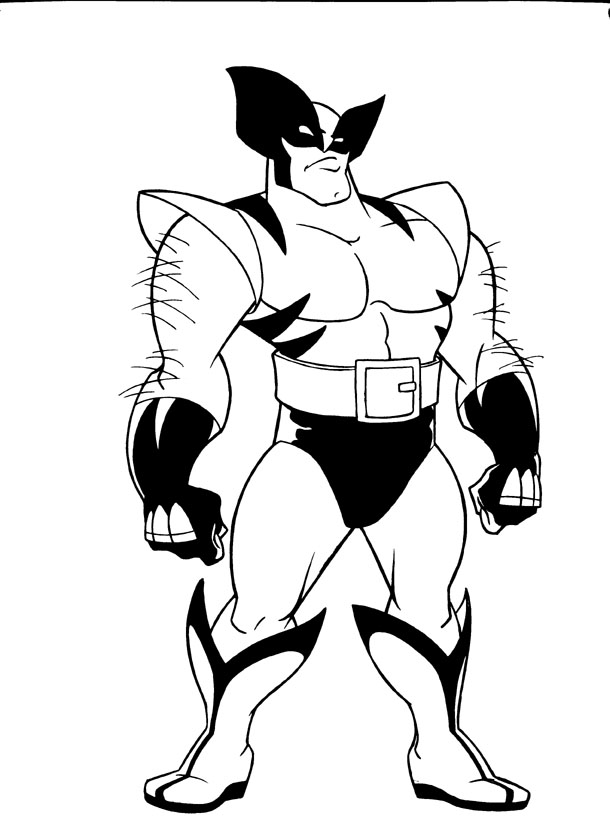 Dessin à colorier: Wolverine (Super-héros) #74896 - Coloriages à Imprimer Gratuits