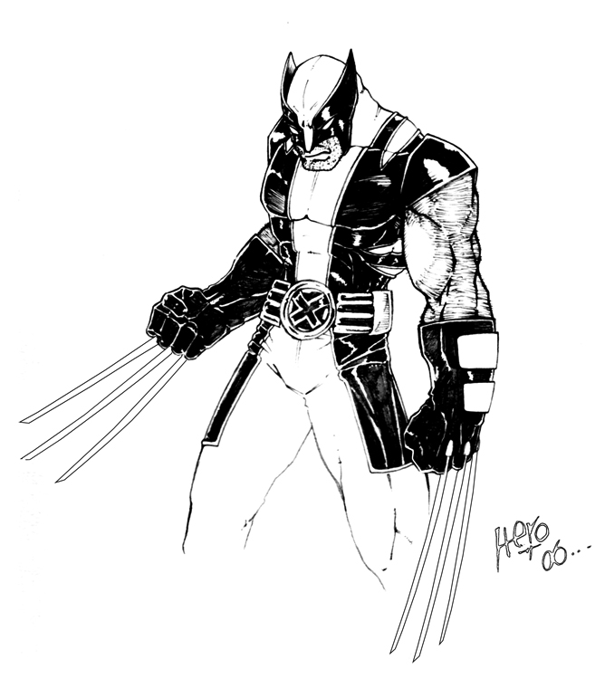 Dessin à colorier: Wolverine (Super-héros) #74946 - Coloriages à Imprimer Gratuits