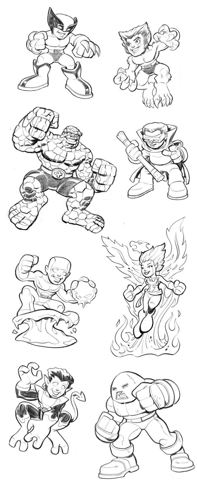Dessin à colorier: Wolverine (Super-héros) #74948 - Coloriages à Imprimer Gratuits