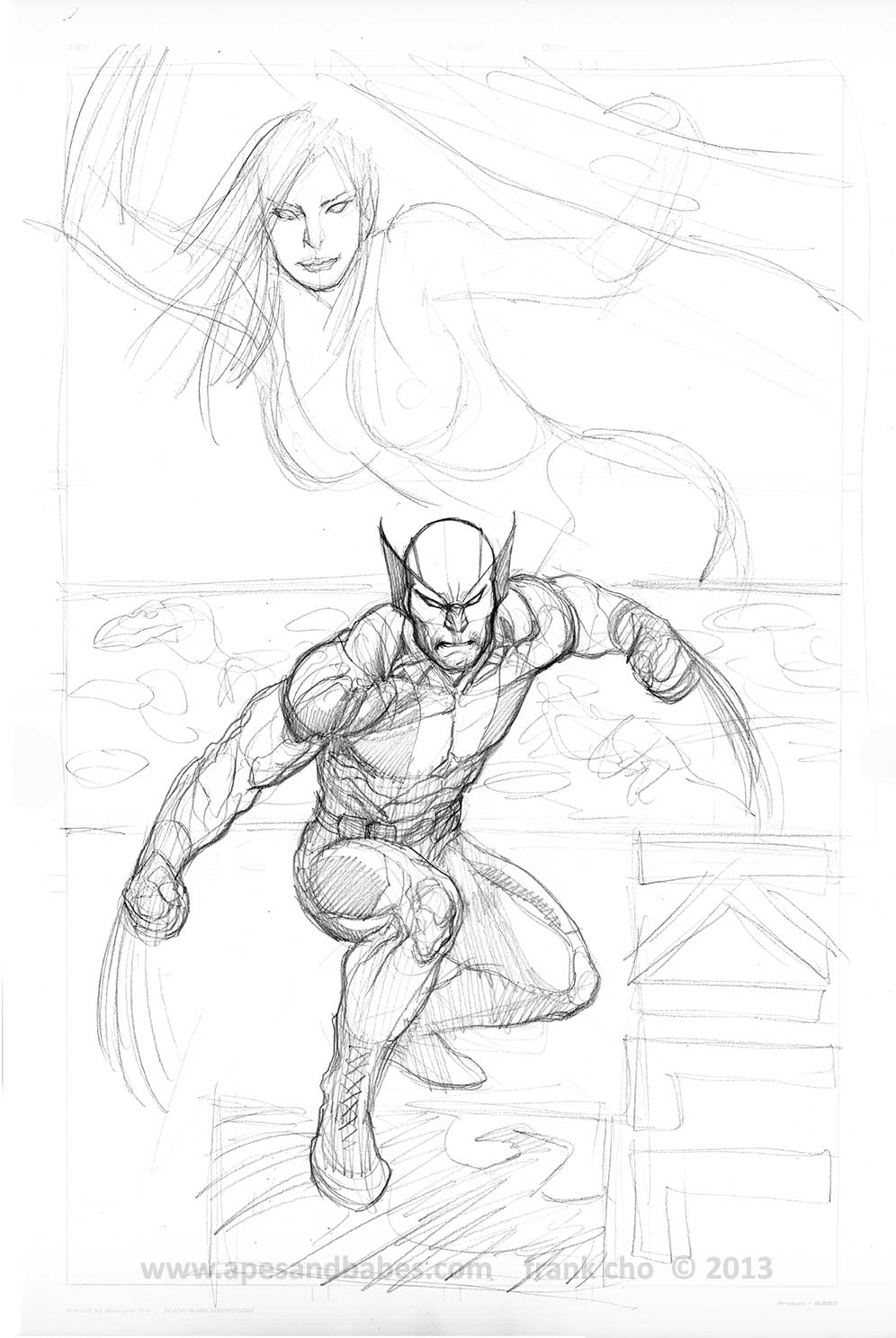 Dessin à colorier: Wolverine (Super-héros) #74976 - Coloriages à Imprimer Gratuits