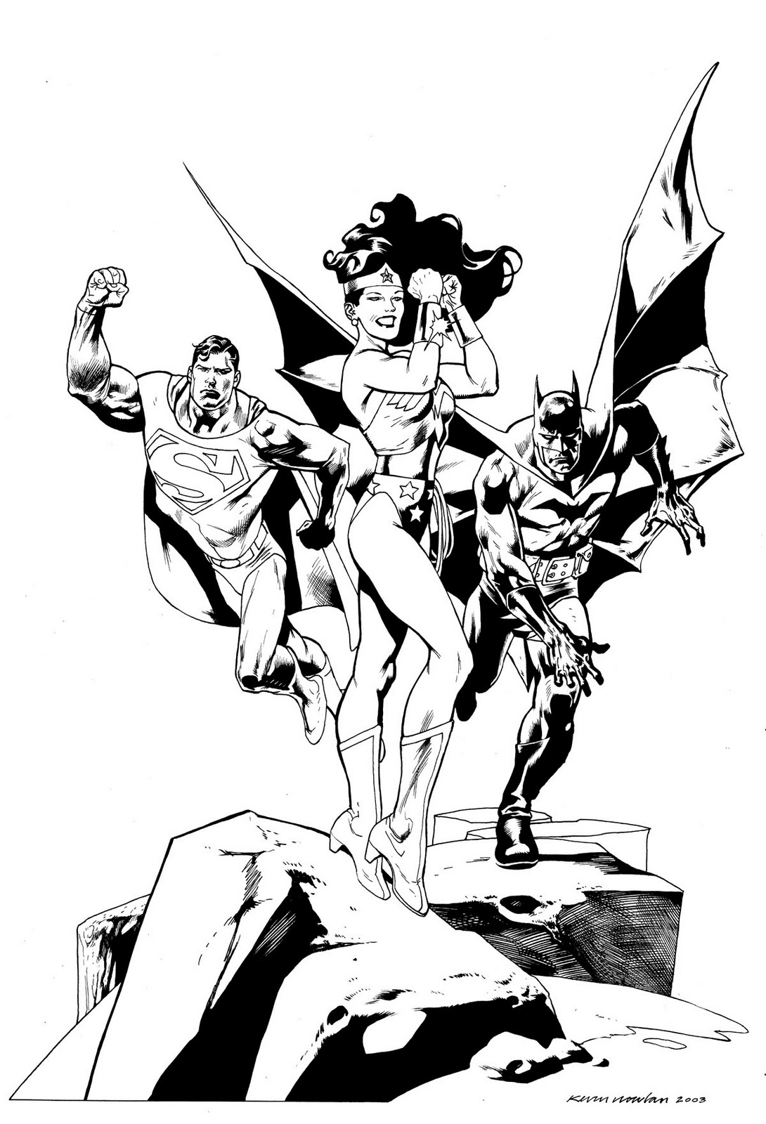 Dessin à colorier: Wonder Woman (Super-héros) #74604 - Coloriages à Imprimer Gratuits