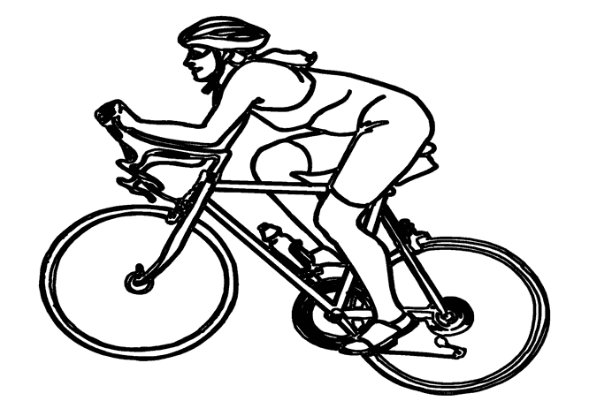 Dessin à colorier: Bicyclette / Vélo (Transport) #136955 - Coloriages à Imprimer Gratuits