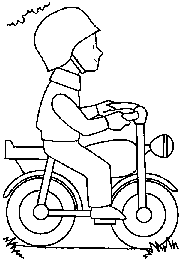 Dessin à colorier: Bicyclette / Vélo (Transport) #136969 - Coloriages à Imprimer Gratuits