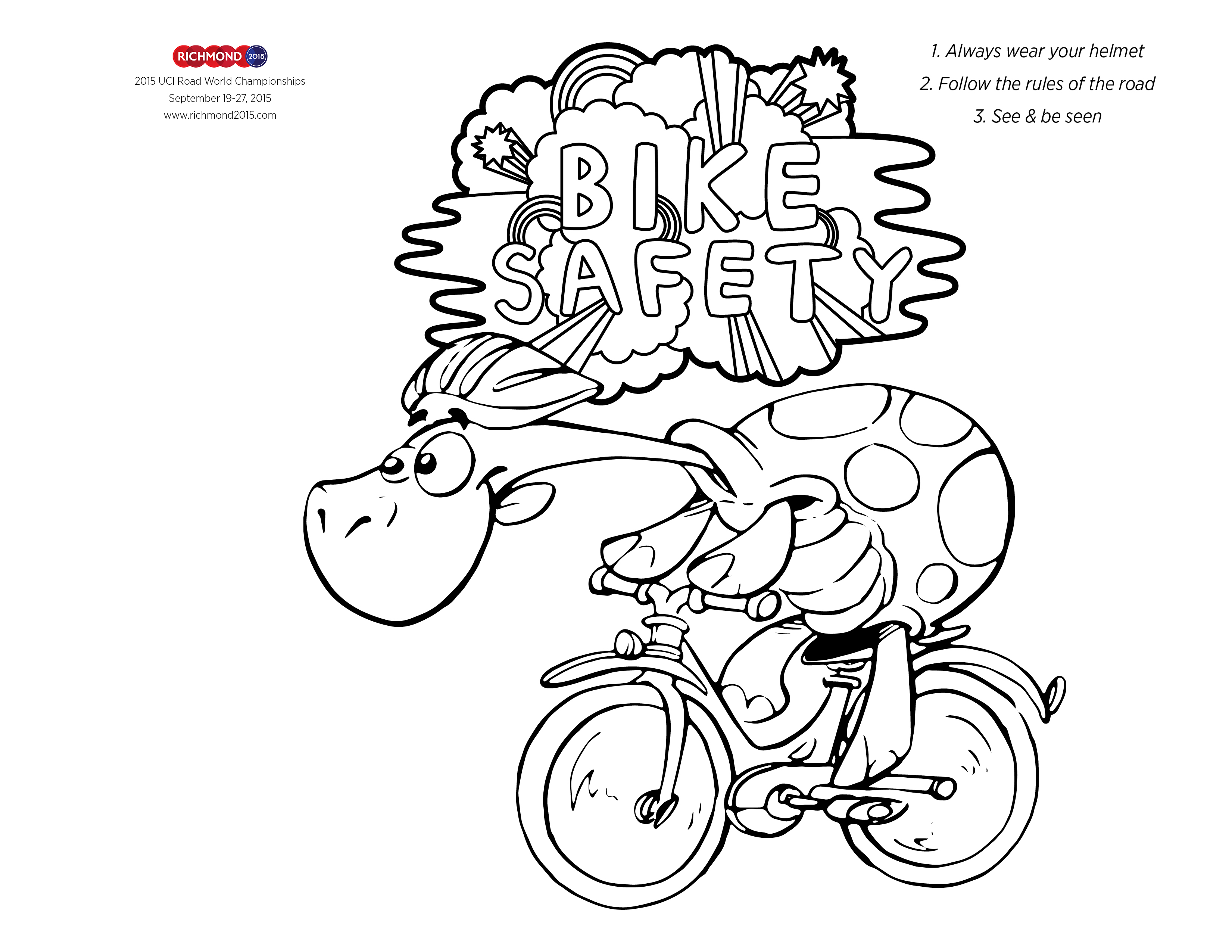 Dessin à colorier: Bicyclette / Vélo (Transport) #136989 - Coloriages à Imprimer Gratuits