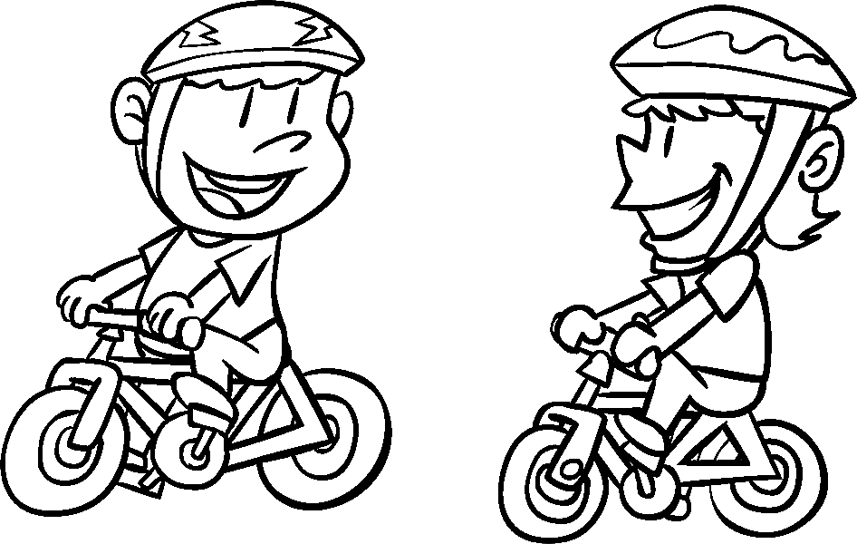 Dessin à colorier: Bicyclette / Vélo (Transport) #137050 - Coloriages à Imprimer Gratuits